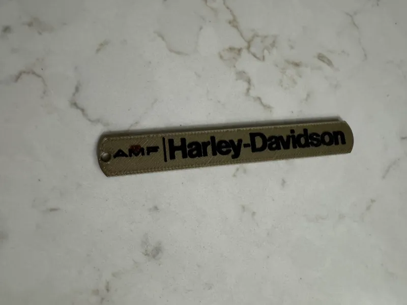 AMF Harley Davidson Keychain