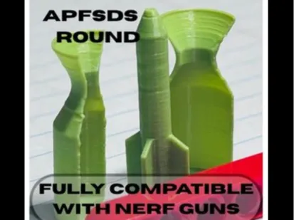 APFSDS NERF Dart Mk13 + Nerf MEGA Profile