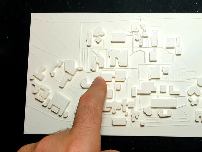 Tel Aviv University - Map for the blind