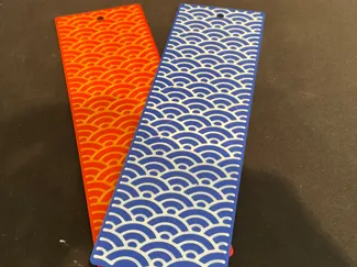 Seigaiha bookmark