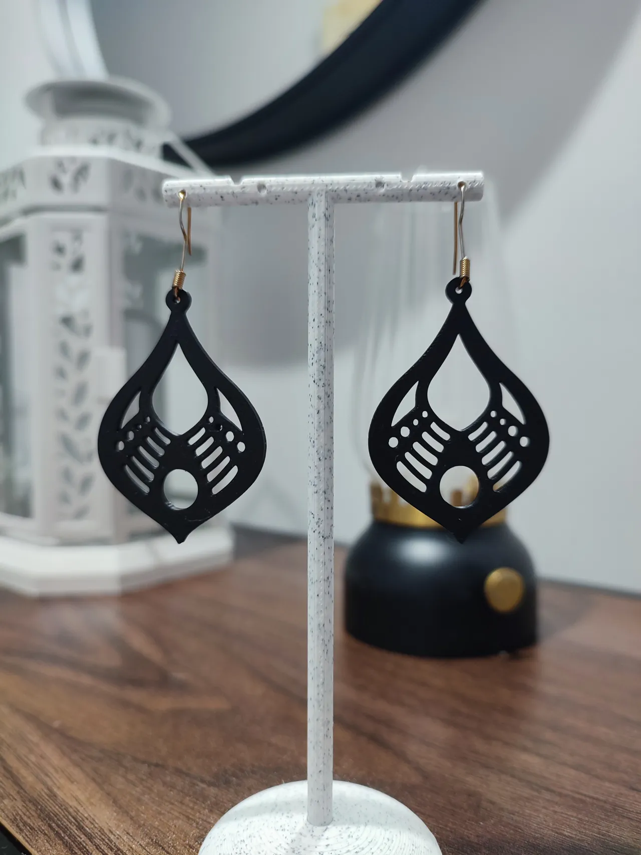 Aretes Arpa de Afrodita view 2