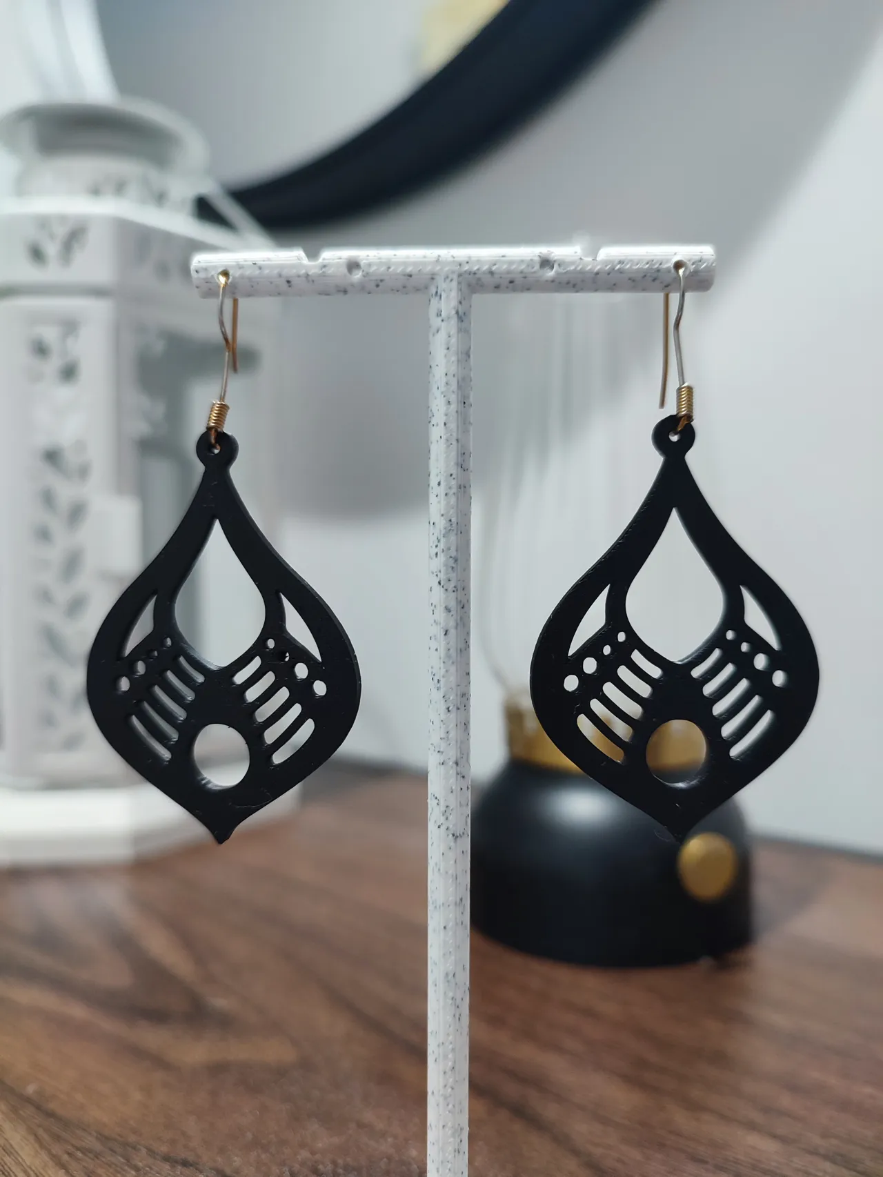 Aretes Arpa de Afrodita view 3