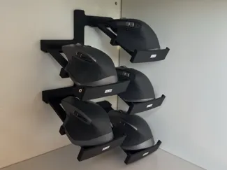 Mouse holder with wall mount