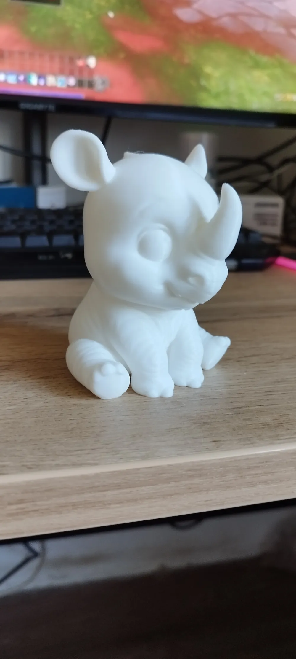 Cute Rhinoceros - Free 3D Print Model - MakerWorld