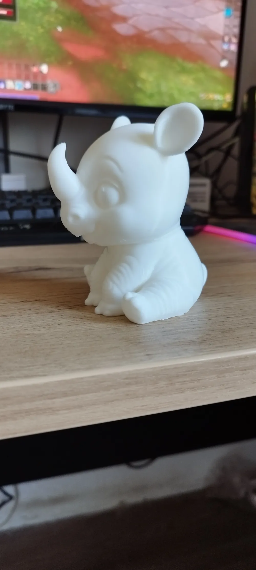 Cute Rhinoceros - Free 3D Print Model - MakerWorld