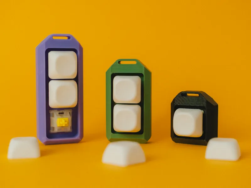 Keyboard switch fidget (1 to 3 switches to choose)