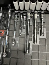 Wide - 1/4", 3/8", 1/2" Ratchet Holders