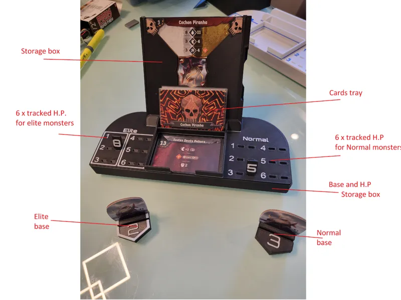 Ultimate monster tray for Gloomhaven/Frosthaven.