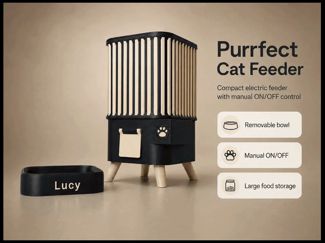 Purrfect Cat Feeder - food dispenser