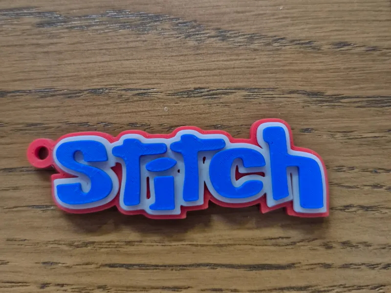 Stitch keychain
