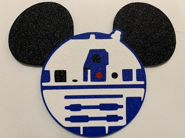 R2-D2 Mickey Ears Shape