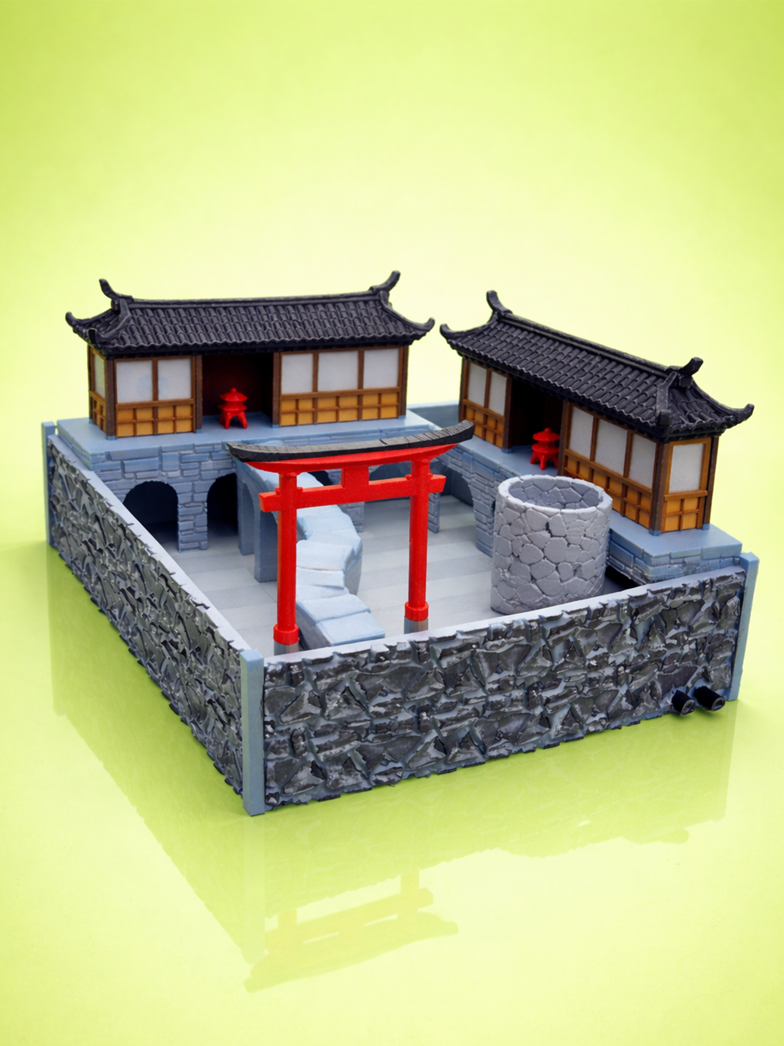 Miniatura 1 do modelo 3D Japanese Zen Courtyard Planter (Self Watering)