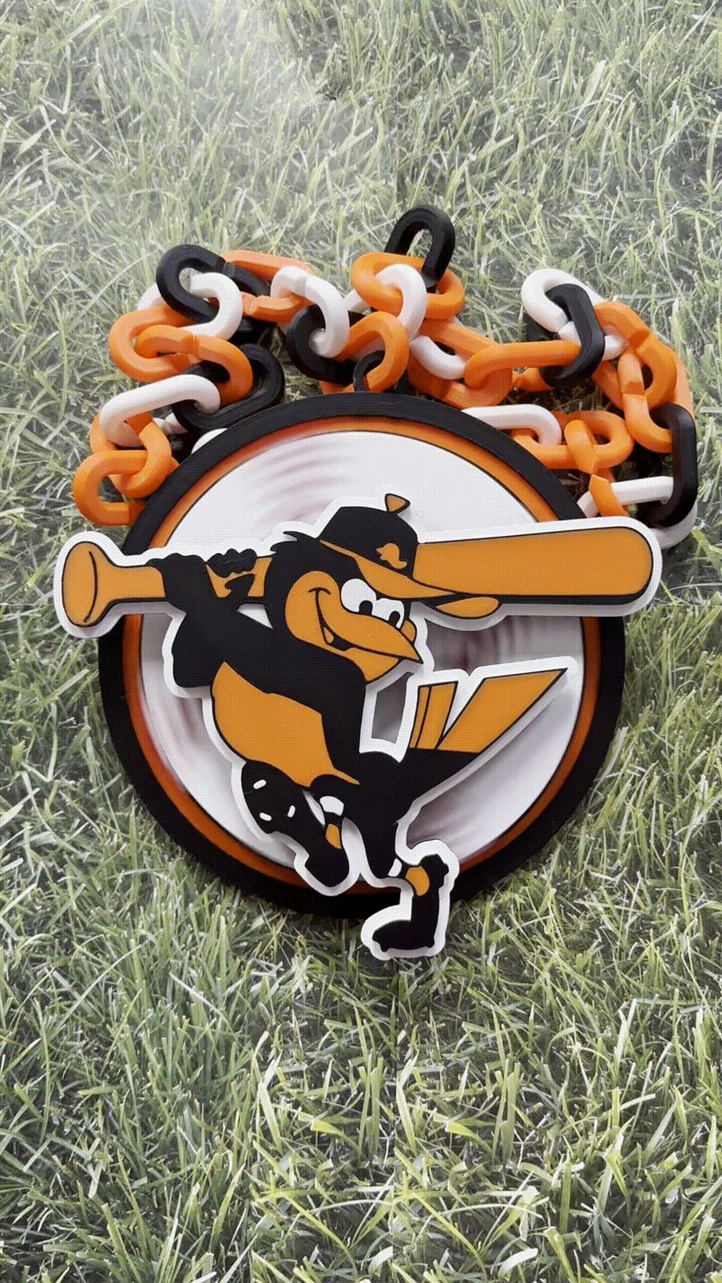 Baltimore Orioles "Happy Bird" Spinner Rally Chain