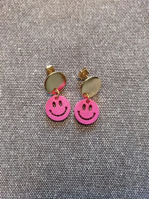 cute smilie pendant for earring bracelet