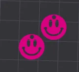 cute smilie pendant for earring bracelet view 2