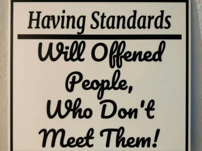 Having Standards Sign