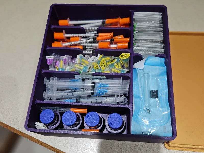 Peptide supply box