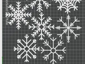 Snowflake Ornaments Christmas Decoration dia. 80mm
