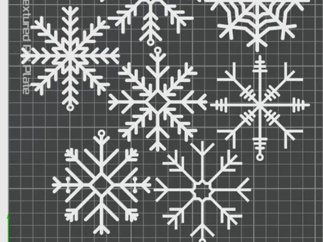 Snowflake Ornaments Christmas Decoration dia. 80mm