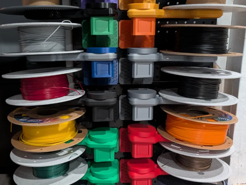 Pegboard Filament Holder