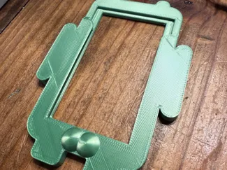 Android Badge Holder Caked Up
