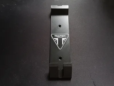 Triumph pillion seat wall hanger