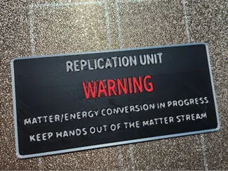 Replicator sign