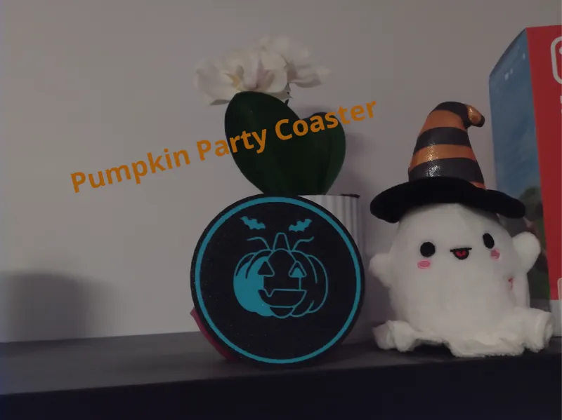 Pumpkin Party Coaster