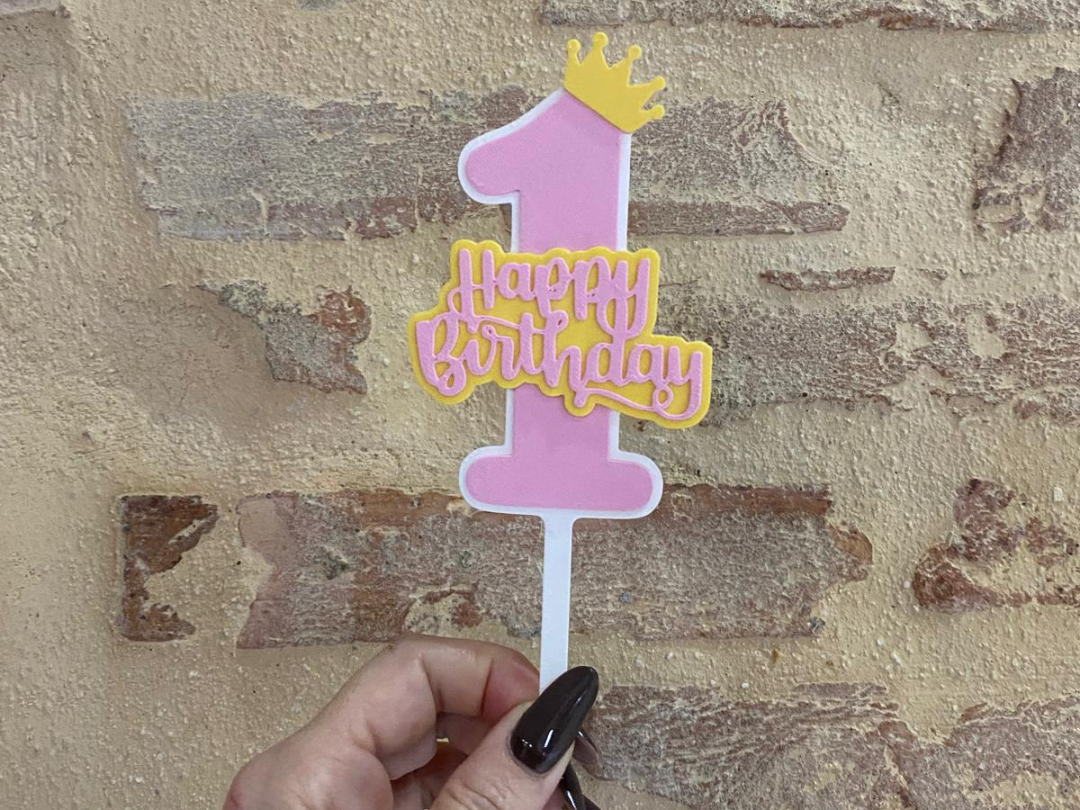 1st Birthday Cake Topper