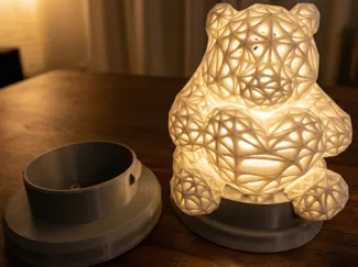 Lanterna Panda Geometrico - Voronoi Style