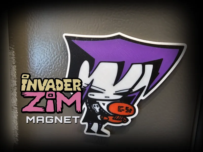 Invader Zim Magnet (Gaz)