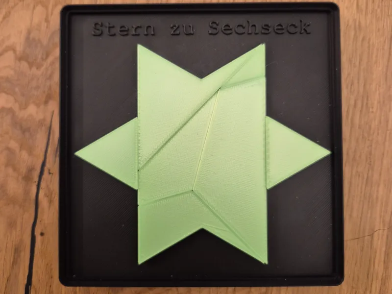 Stern zu Sechseck
