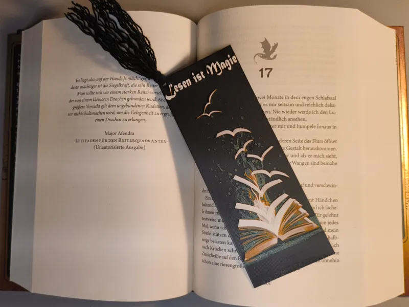 Lesen ist Magie Lesezeichen