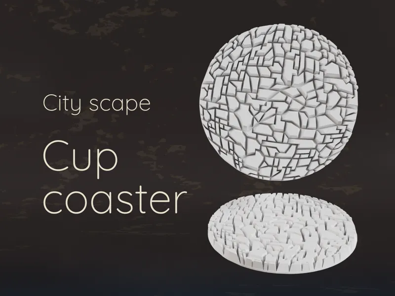 Cup Coaster - city scape