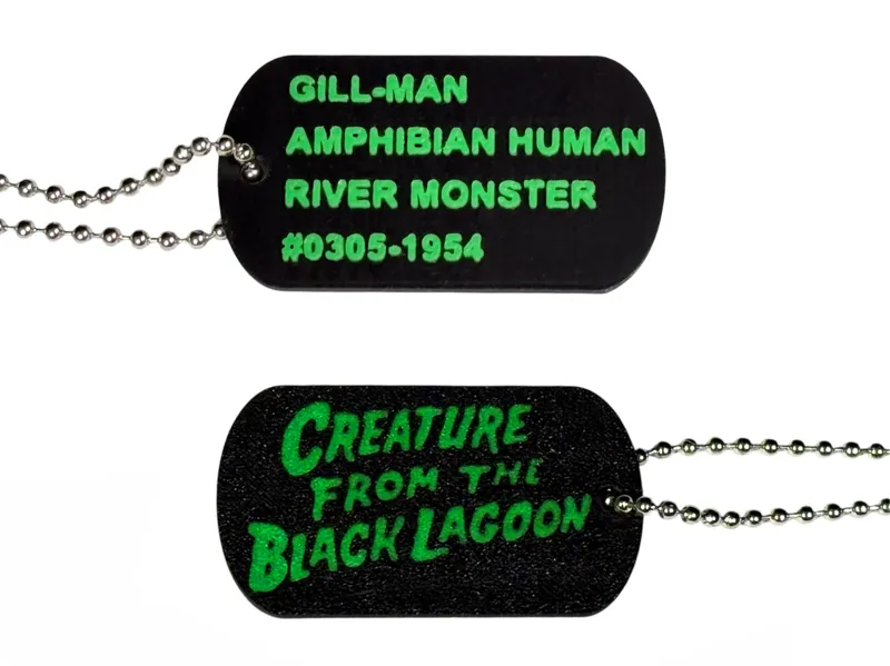 Creature From ths Black Lagoon Dog Tag