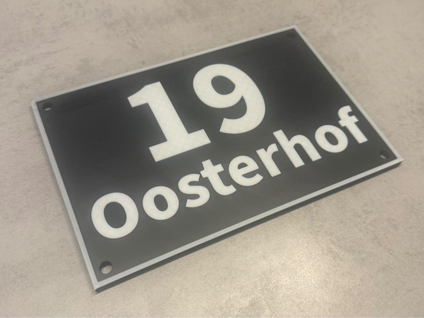 custom name board for home