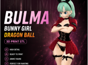 Bulma Bunny Girl Figure  Dragon Ball