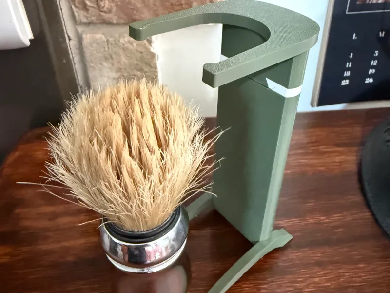 shaving brush stand