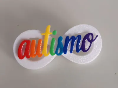 Brooch/pin/autism magnet