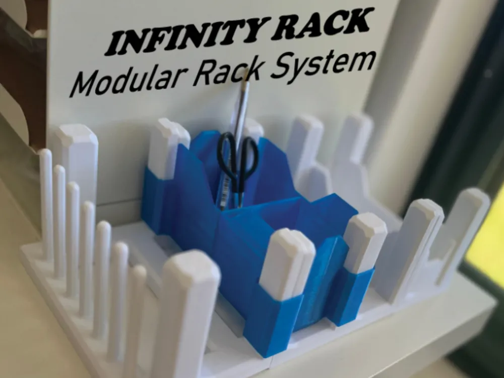Infinity Rack - Modular Drying and Display System - Free 3D Print Model ...
