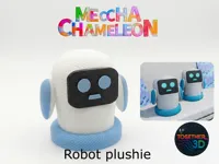 Robot plushie - single color