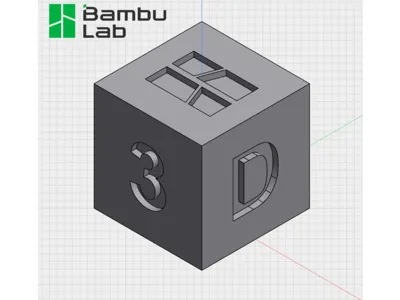 Bambu lab cube test