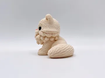 Letrero o emblema decorativo: Knitted Persian Cat — vista de referencia 5