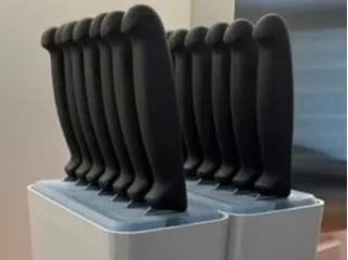 Knife Block - Suits 14x Even Sizes