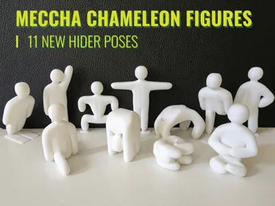 Meccha Chameleon (11 new poses!) Game Figures