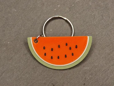 Watermelon Keychain