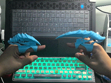 Miniatura 3 do modelo 3D 伸缩指升级版（多种长度可选）