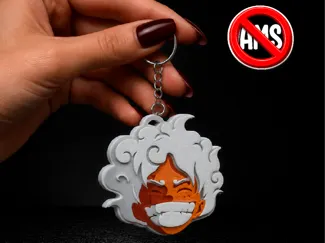 Minimalist Luffy Keychain no AMS easyprint