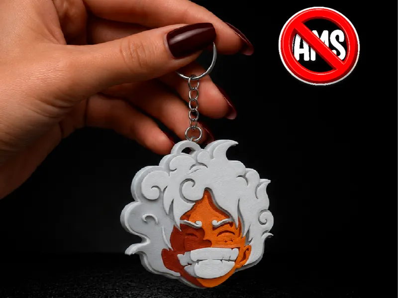 Minimalist Luffy Keychain no AMS easyprint