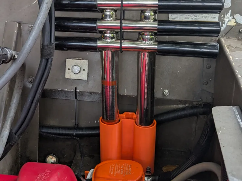 Collapsible Boat Ladder Storage Mount